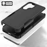 Samsung Galaxy A17 5G 2026 Case: Dual Layer Protective Heavy Duty Cell Phone Cover Shockproof Rugged with HD Screen Protector - Military Protection Bumper Tough for Samsung Galaxy A17 5G 2026, Black