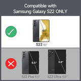 Slim 4700Mah Backup Portable Charger Phone Case For Samsung Galaxy S22 6.1" Fast Wireless Charging External Portable Charge Case Black