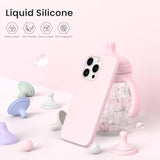 Iphone 15 Pro Max 6.7 Inch Slim Silicone Shockproof Case Chalk Pink