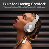 Bluetooth Headphones Over Ear, 90 Hours Playtime Wireless Headphones With 3 Eq