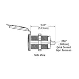 Blue Sea Systems 1045 Fast Charge 4.8A Dual USB Charger Socket Mount, 12V/24V