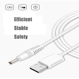 5V Dc Power Cord Usb To Dc 3.5Mm X 1.35Mm Barrel Jack Adapter Connector Chargi