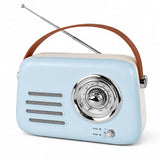 Vintage Radio Bluetooth Speaker,Over 20 Hours Battery Life Bluetooth Speaker,Portable Retro Radio with Bluetooth,Subwoofer AUX/USB for Home Office
