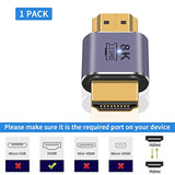 8K Hdmi Extender, Hdmi 2.1 90 Degree Adapter, Right Angle Hdmi Extension Adapt