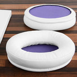 Geekria QuickFit Replacement Ear Pads for HyperX Cloud Alpha/AlphaS/Mix/Alpha Limited Edition Gaming Headphones, Repair Parts (White)