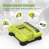 Replacement For Ryobi 40V Battery Charger Op401 Rapid Charger For Ryobi 40V Battery Compatible With Op4015 Op4026 Op4030 Op4040 Op4050 Op4050A Op4060 Op40601