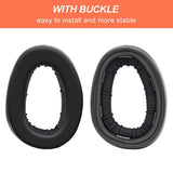Replacement Ear Pads Cushions Compatible With Sennheiser Gsp 670 Gsp 500 Gsp 600 Gaming Headset On-Ear Headphones Ear Pads Cushion Headset Ear Cover, Black