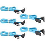 Sata Cable Iii, 6Gbps 90 Degree Right Angle With Locking Latch 18 Inch 90-Degr