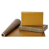 American Greetings Reversible Wrapping Paper Jumbo Roll, Leopard and Gold (1 Roll, 175 sq. ft.)