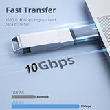 Usb 10Gbps Adapter,Usb 3.0/3.1 Type A Male To Male Data Power Adapter For Lapt