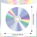 Cd Decorations, 32Pcs 90S Retro Disco Party Paper Decorations, Iridescent Cd Wall Decorations For 1990S 2000S Birthday Party Y2K Music Themed Party Music Classroom Favor Supplies
