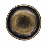 12 Pieces Rustic Round Metal Shank Buttons. 23Mm (7/8 Inch) (Antique B