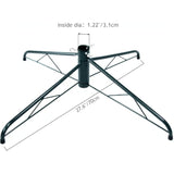 27.6 Inch Large Christmas Tree Stand For Artificial Trees, Folding Christmas Tree Base For 3 Ft To 7.5 Ft Artificial Trees, Fits 0.5-1.22 Inch Tree Pole,(Green)