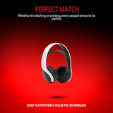 Ps5 Headset Replacement Ear Pads Compatible With Pulse 3D Replacement Ear Pads And Ps5 Pulse 3D Headset Earpads, Soft Memory Foam With Protein Leather Cushions, By