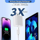 Long Apple Iphone Fast Charger,Fast Charging Iphone 2Pack Pd Type C Wall Charger Fast Charging Apple Adapter 6.6Ft Usb-C To Lightning Cable Apple Chargers For Iphone 14/13/12/Pro/Max/11/Xr/X/8/Se/Ipad