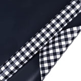 30 Inch Reversible Wrapping Paper Roll - Black And White Plaid Design For Birthday, Holiday, Wedding, Baby Shower And More Occasions - 30 Inch X 33 Feet