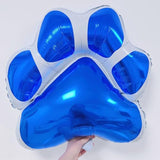 23pcs Dog Party Decorations Pink Paw Print & Alphabet Balloons, Blue Dog Paw