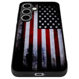 Compatible With Samsung Galaxy S25 Case American Flag Pattern Military-Grade Drop Protection Non-Slip Sides Anti-Scratch Back Shockproof Lightweight Slim Case For Samsung Galaxy S25