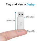 USB 3.1 Type C Female to USB A Male Adapter (2 Pack), Type A to C USB 3.1 Female to USB A Adapter Converter Support Data Sync and Charging