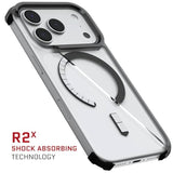 Clear Case for iPhone 17 Pro - Compatible with MagSafe Accessories, Shockproof Silicone, Minimalist Phone Cover, 6.3 Inch, Smoke Matte