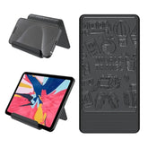 Airplane Phone Holder Mount, Travel Essentials Flexible Phone Holder, Airplane Tablet Holder For Flying, Desk, Compatible With Iphone, Smartphone, Tablet (Black Silk Screen)