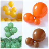 Woodland Balloon Arch Kit 159PCS Sage Green Brown Gold Balloons with Forest Animal Decorations