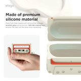 elago Compatible with Samsung Galaxy Buds 3 Pro & 3 & 3 FE Case, Cassette Tape Design Cover with Carabiner, Full Protection, Headphone Accessories, for Men, for Women