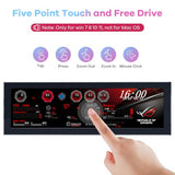 8.8 Inch Touchscreen Computer Secondary Screen 1920X480 Fhd Ips Lcd Display For Pc Case Aida64 Cpu Gpu Temperature Monitor, For Raspberry Pi