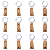 12 Pack 20 Led Wine Bottle Cork Lights, Fairy Mini String Lights Copper Wire, Battery Operated Starry Lights For Diy, Ch