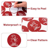 120Pcs Christmas Gift Stickers - Red Merry Christmas Stickers, 2Inch Happy Holiday Envelope Seals For Gift Wrapping, Cookie Bags, Xmas Party Supplies, Small Business Packaging