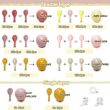Dusty Pink Yellow Balloon Arch Kit Pastel Pink Mustard White Sand Balloons for Party