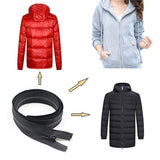 2Pcs #5 24 Inch Separating Jacket Zippers For Sewing Coats Jacket Zipp