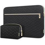 14 Inch Laptop Sleeve For Macbook Air/Pro 14 Inch Macbook Pro 14 Case Compatible With Macbook Pro 14 Inch M4 M3 Protective Computer Sleeve 14 Inch Laptop With Small Case, Black