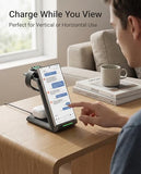 Wireless Charger for , 3 in 1 Charging Station for Multi Devices,Fast Charger Stand Dock for Galaxy S26 S25 S24 S23 S22,Galaxy Watch
