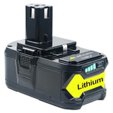 6.0Ah Battery Replacement For Ryobi 18V Battery One+ P108 P102 P103 P104 P105 P107 Compatible With Ryobi 18V Cordless Powertools
