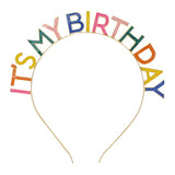 Birthday Crown It'S My Birthday Rhinestones Headband, Multicolor, Unisex-Adults