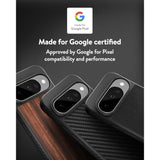 For Google Pixel 10 Pro Xl (2025) Case, Compatible With Qi2 Magsafe And Pixelsnap - Limitless - Protective Pixel 10 Pro Xl Black Leather Case - Shockproof Phone Cover, Black