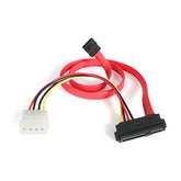 StarTech.com 18in SAS 29 Pin to SATA Cable with LP4 Power - 18in SAS 29 pin to