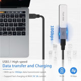 Usb C Female To Usb Female Adapter 3.1 Gen2, 10Gbps Bi-Directional Type C To Type A Adapter Otg Adapter Support Data Sync And Charging For Laptop, Pc, Iphone, Macbook Pro, Laptop