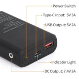 Portable Charger, 10000Mah Battery Pack Power Bank For Cordless Heating Pad, Including A Charging Cable