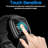 6-Pack Flexible HD Screen Protector for Fitbit Versa 3/4 and Sense 2/Sense
