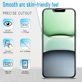 (2+2 Pack Privacy Screen Protector For Iphone 16E/Se 2025 Tempered Glass With Camera Lens Protection, Anti Spy, Private Protector, Scratch Resistant, Case Friendly