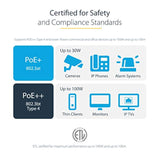 5Ft Cat6 Ethernet Cable - Yellow Cat 6 Gigabit Ethernet Wire -650Mhz 100W Poe+