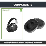 Earpads Replacement Cushion Compatible With Mixcder E7 Headphone Ear Pads With Soft Fabric&High Density Foam