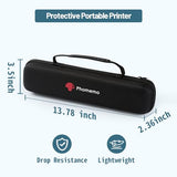Case, Compatible With M08F/D810/P831/Tp81 Letter & A4 Portable Printer, For Itari A886, Tattmuse A887 Mobile Travel Printer Storage Holder Paper & Usb Cable(Box Only)