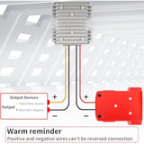 18V To 12V Step Down Converter Aadpter Compatible With Milwaukee M18 Batteries,Dc 12 Voltage Battery Power Adapter,18V Buck Converter Regulator Is For Diy Rc Car Toys,Robots,Etc ()