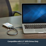 Usb 3.1 To 2.5" Sata Hard Drive Adapter - Usb 3.1 Gen2 10 Gbps, Black & Usb C