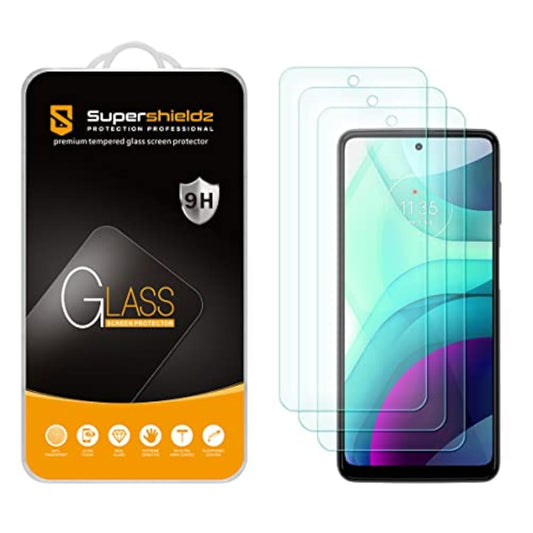 (3 Pack) Designed For Motorola Moto G Power (2022) Tempered Glass Screen Protector, Anti Scratch, Bubble Free