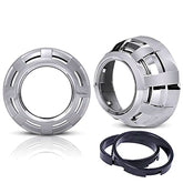 3.0Inch Projector Lens Shrouds Univesal Silvers Mask For 2.5Inch Or 3.0Inch Projector Lens