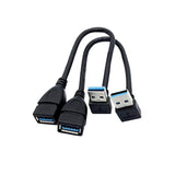 Male To Female Extension Cable - 2Pack Usb 3.0 Male To Female Adapter 7.9Inche